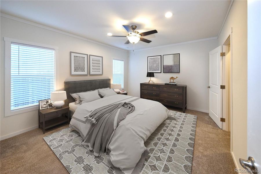 Furnished interior view inside a new home in , Lochbuie (Image 13).