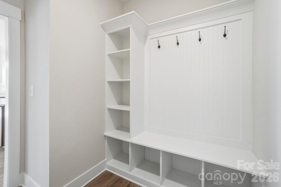 Convenient drop zone