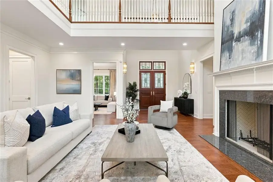 Furnished interior view inside a new home in , Sandy Springs (Image 10).