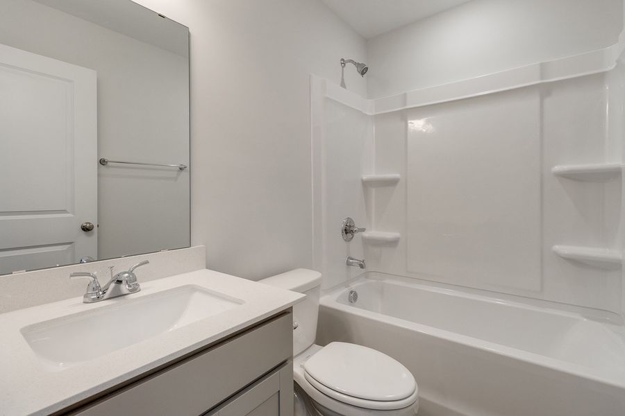 Furnished interior view inside a new home in Astoria, Columbia (Image 14).