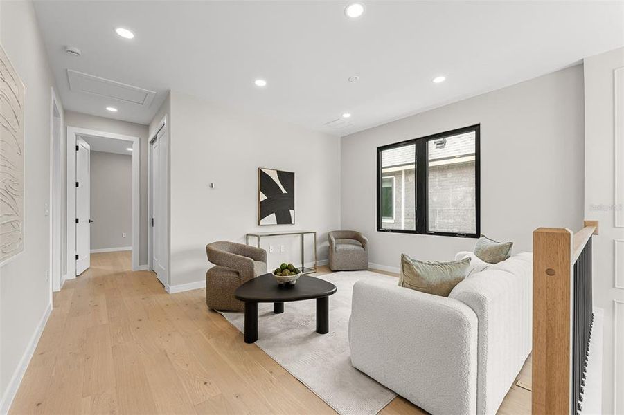 Furnished interior view inside a new home in , Orlando (Image 15).