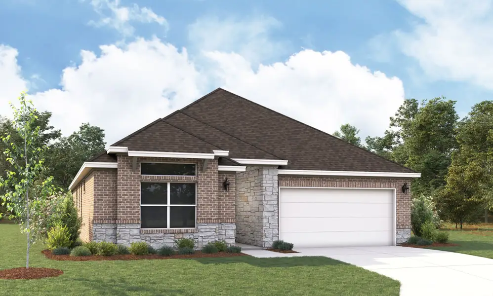 The Bianca - Modern with Stone Elevation The Bianca - Modern with Stone Elevation