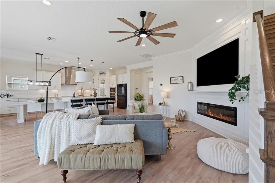 Furnished interior view inside a new home in , San Antonio (Image 12).