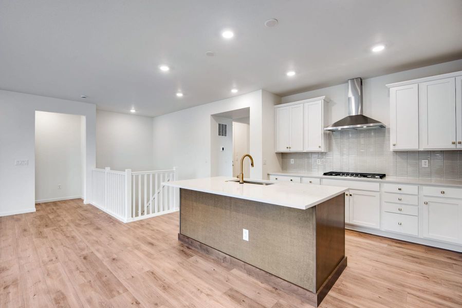 Furnished interior view inside a new home in The Aurora Highlands, Aurora (Image 5). Furnished interior view inside a new home in The Aurora Highlands, Aurora (Image 5).