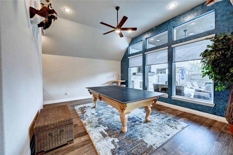 Furnished interior view inside a new home in Artavia 70′, Conroe (Image 37).