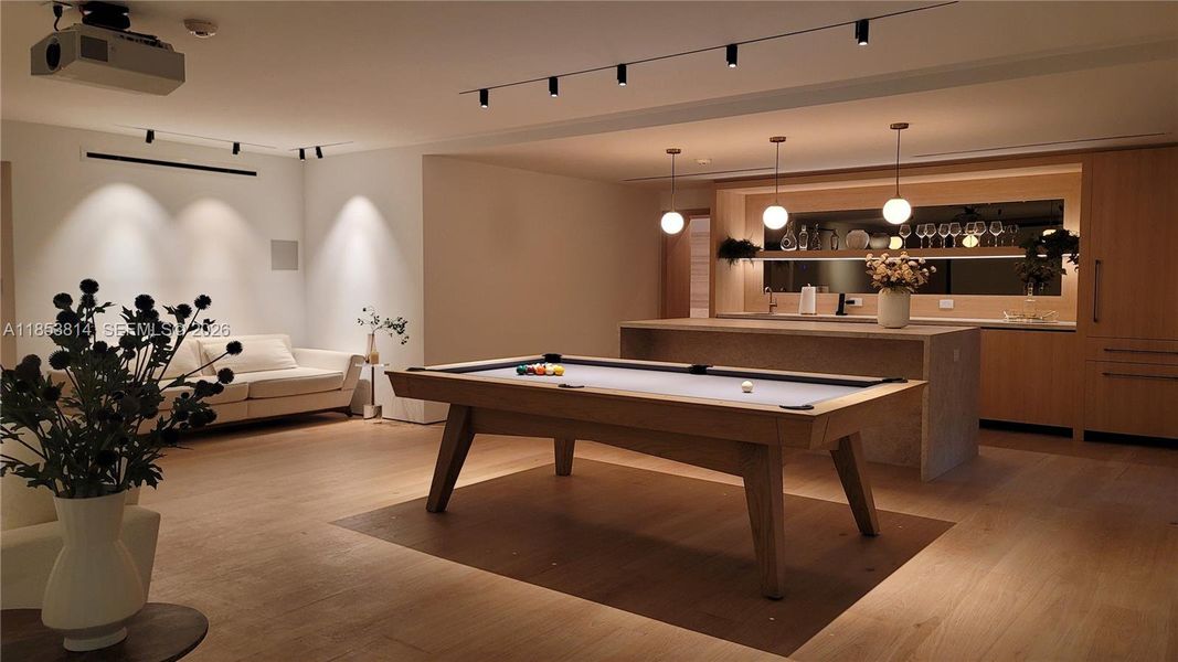 Furnished interior view inside a new home in , Miami Beach (Image 9).