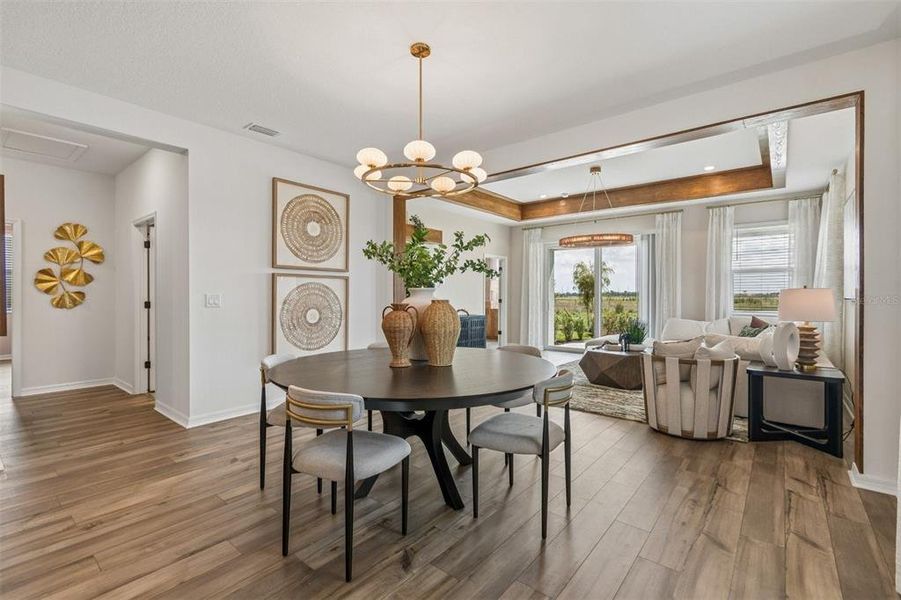 Furnished interior view inside a new home in Coasterra, Palmetto (Image 12).