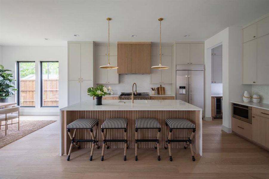 Furnished interior view inside a new home in , Dallas (Image 33).