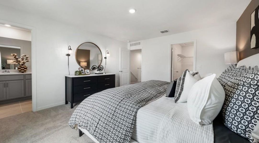 Furnished interior view inside a new home in The Townhomes at Azario Lakewood Ranch, Bradenton (Image 10).