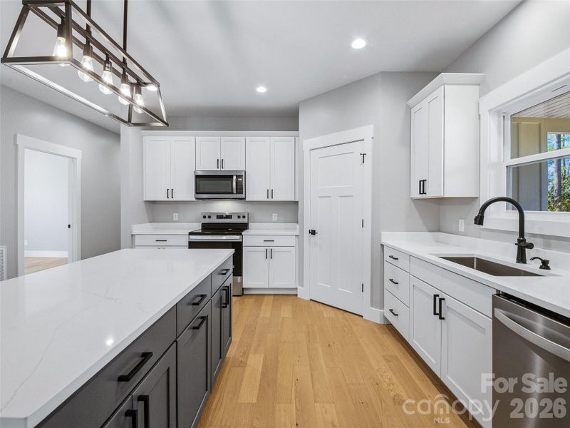 Furnished interior view inside a new home in , Hendersonville (Image 15).