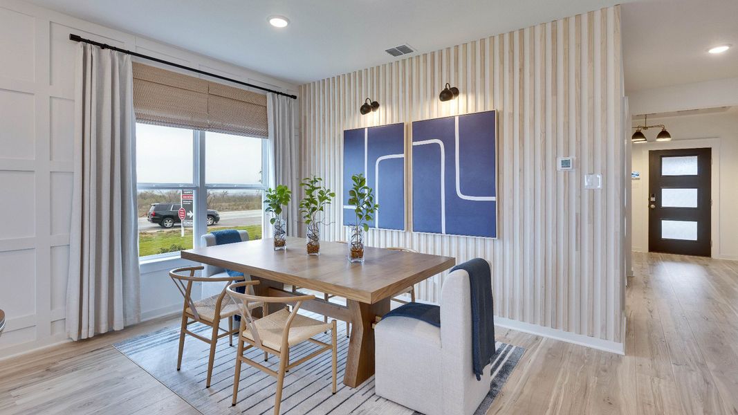 Representative furnished interior of a home built from the Meyerson by DRB Homes in Hunters Glen, Jarrell (Image 8).