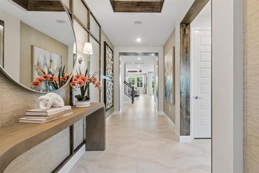 Furnished interior view inside a new home in Grand Park, Sarasota (Image 37).