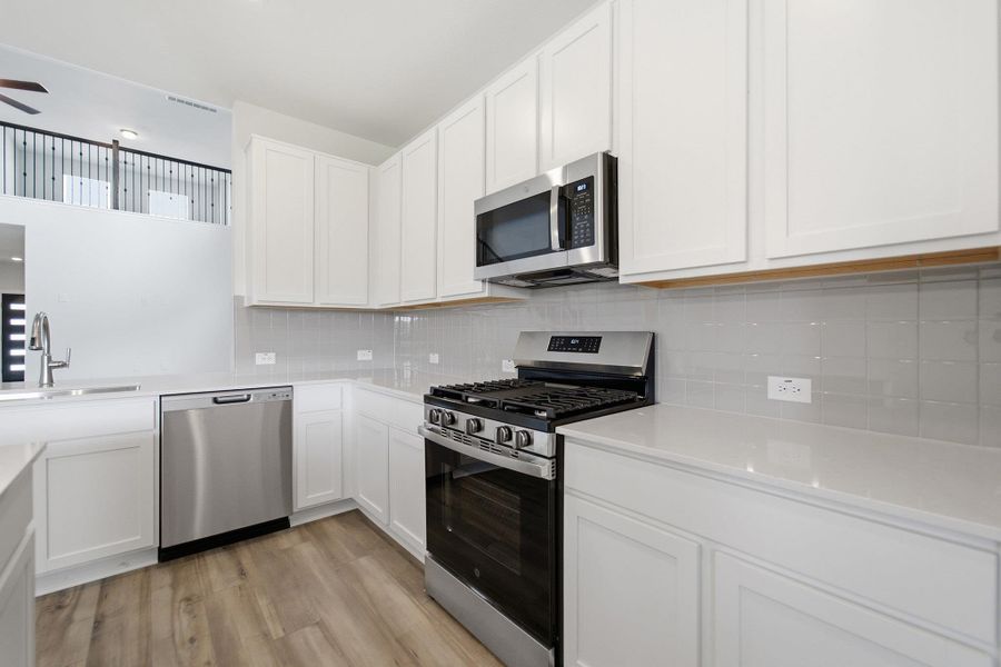 Furnished interior view inside a new home in Sunfield, Buda (Image 14).