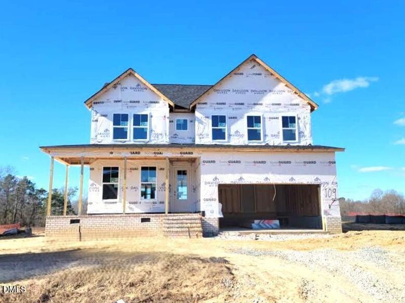 In-progress construction of a new home in Tobacco Road, Angier, NC (Image 31).
