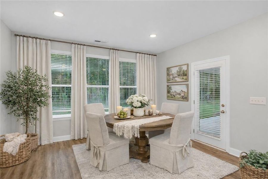 Furnished interior view inside a new home in , Haddock (Image 14).
