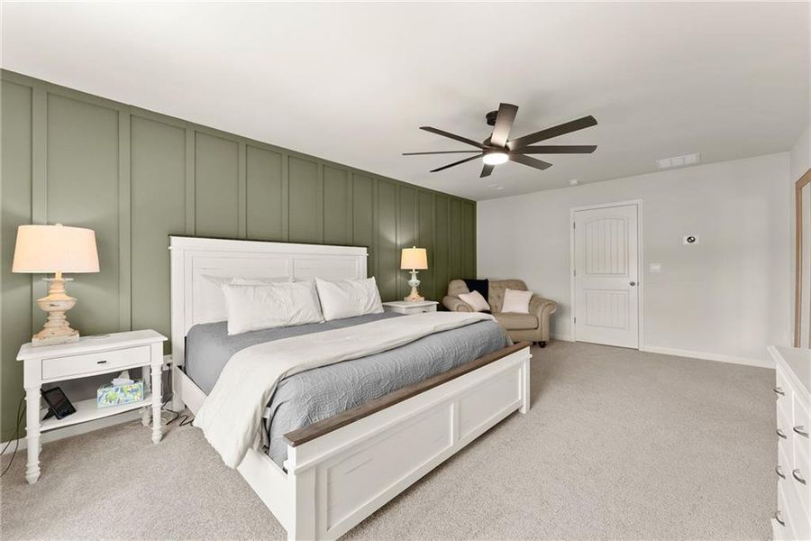 Furnished interior view inside a new home in , Dawsonville (Image 8).