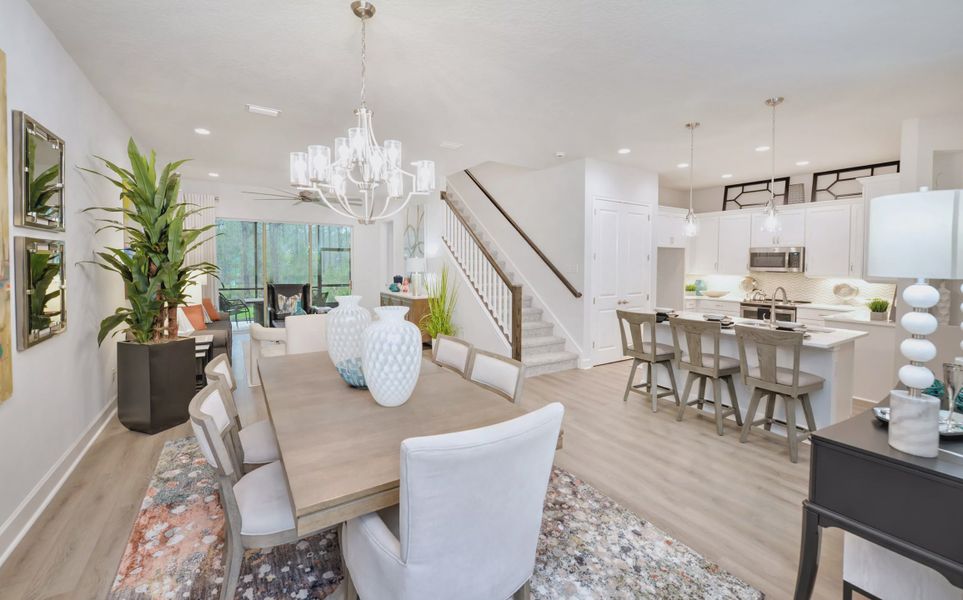 Furnished interior view inside a new home in Woodhaven, Port Orange (Image 35).