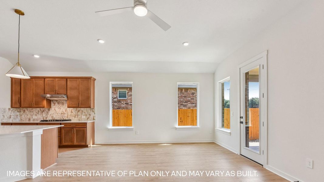 Furnished interior view inside a new home in Rosenbusch Ranch, Leander (Image 10).