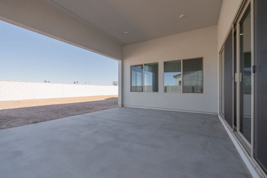 Exterior details and patio area of a home in Abel Ranch, Goodyear (Image 1). Exterior details and patio area of a home in Abel Ranch, Goodyear (Image 1).