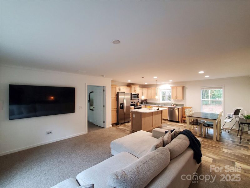 Furnished interior view inside a new home in , Olin (Image 13).