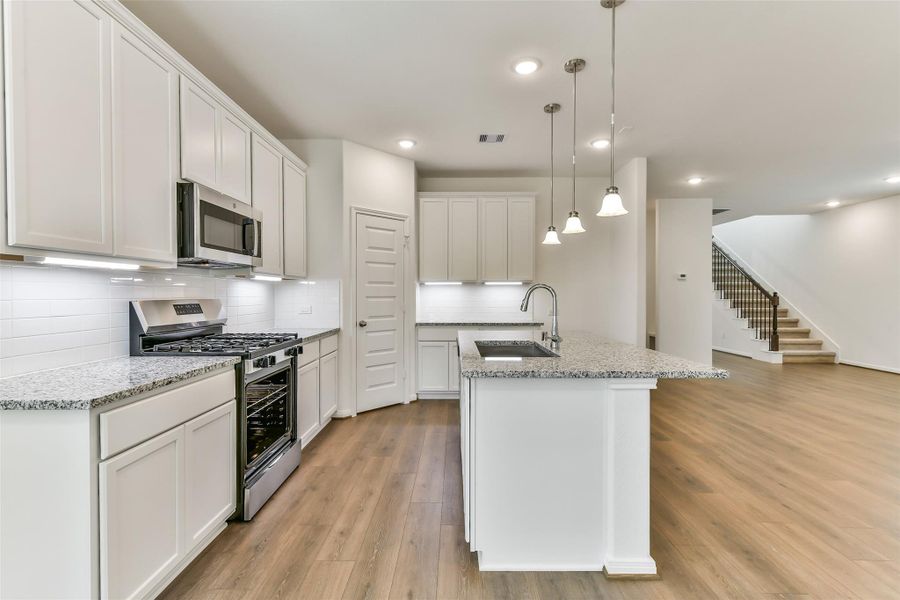 Furnished interior view inside a new home in Anderson Lake, Houston (Image 6).