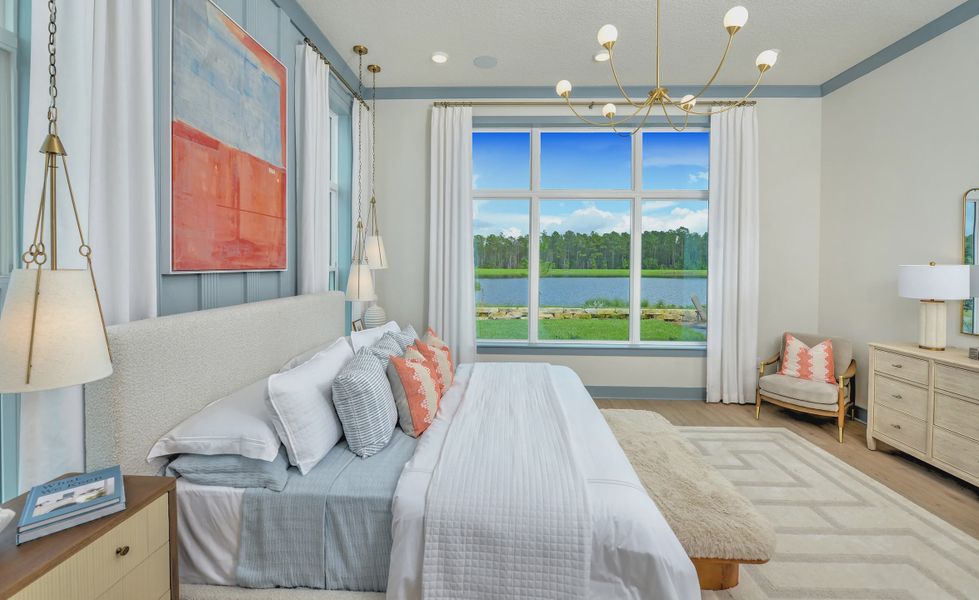 Furnished interior view inside a new home in Weslyn Park at Sunbridge, St. Cloud (Image 18).