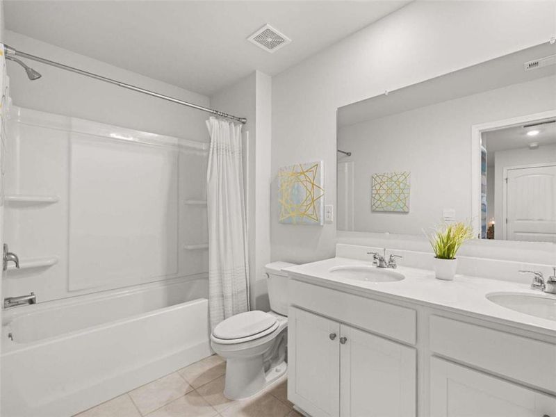 Furnished interior view inside a new home in Rosewood Farms, Acworth (Image 26).