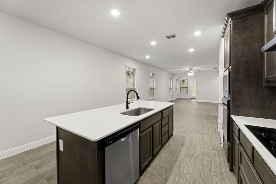 Front exterior of a new home in Redden Farms – Active Adult, Midlothian, TX, highlighting curb appeal (Image 10).