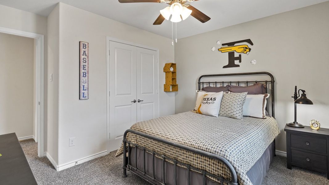 Furnished interior view inside a new home in Lakewood Trails, Forney (Image 24).