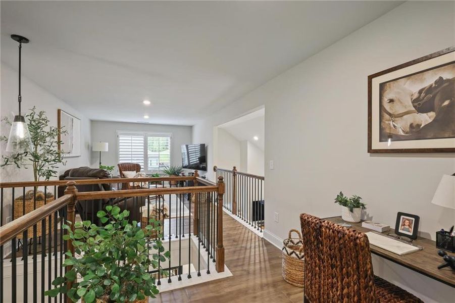 Furnished interior view inside a new home in , Dallas (Image 28).
