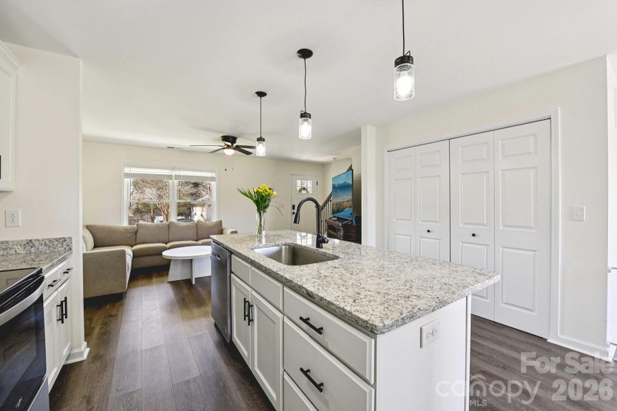 Furnished interior view inside a new home in , Newton (Image 13).