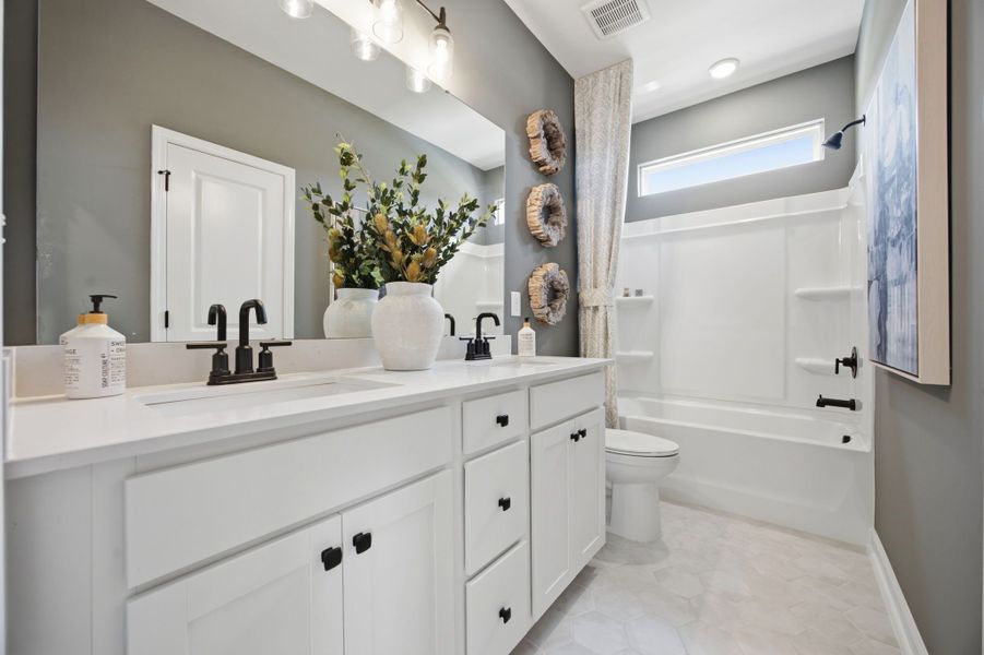 Representative furnished interior of a home built from the The Burke C by Davidson Homes LLC in Forestville Yard, Knightdale (Image 25).
