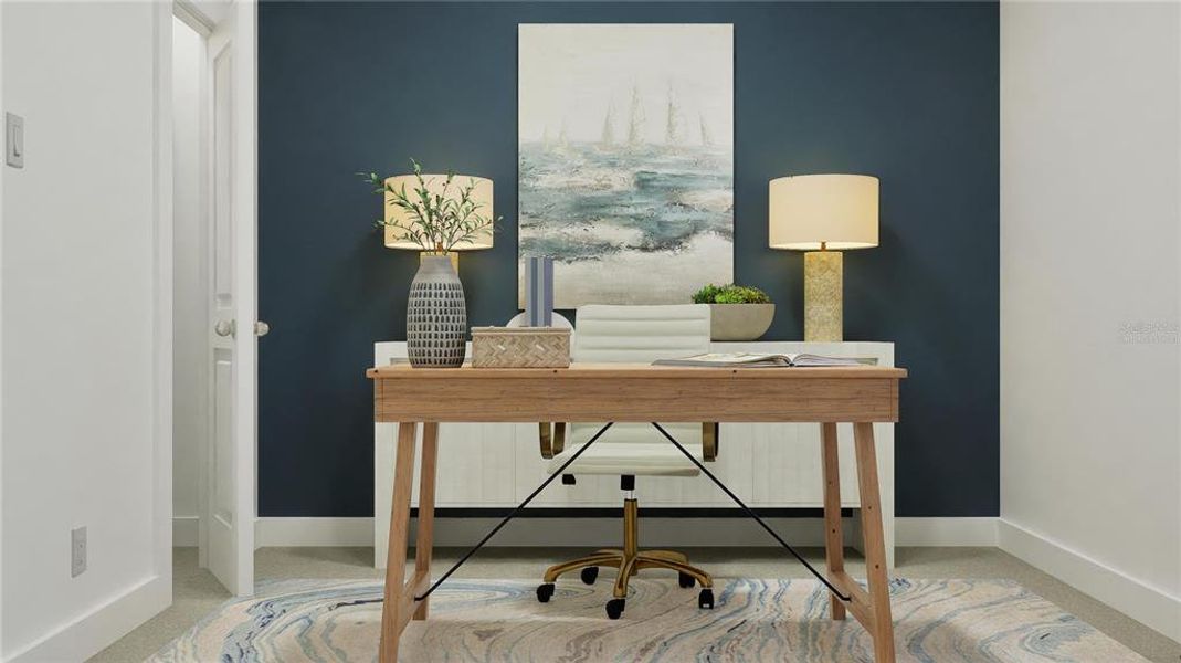 Furnished interior view inside a new home in Meadow Pointe, Groveland (Image 6).