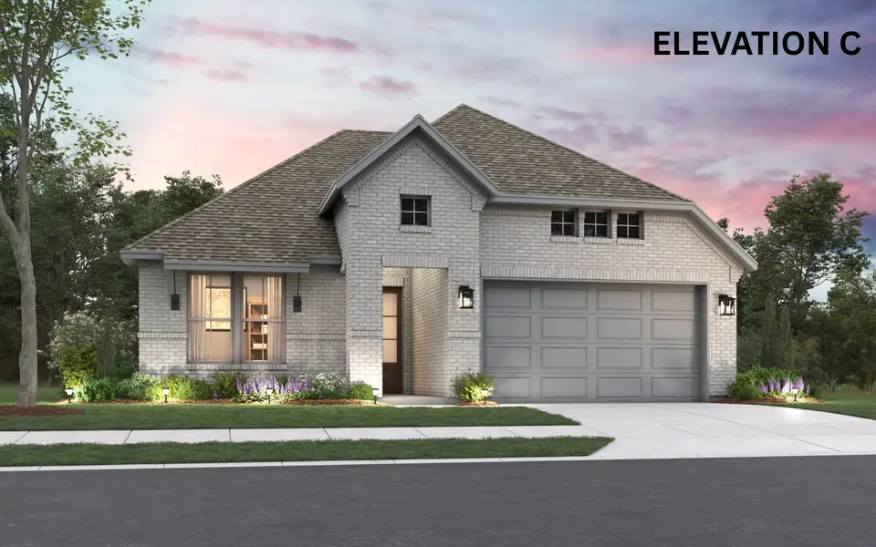 Representative exterior photo of a completed home built from the Jackson by Cambridge Homes in Ribbonwood, Aubrey, TX (Image 17). Representative exterior photo of a completed home built from the Jackson by Cambridge Homes in Ribbonwood, Aubrey, TX (Image 17).