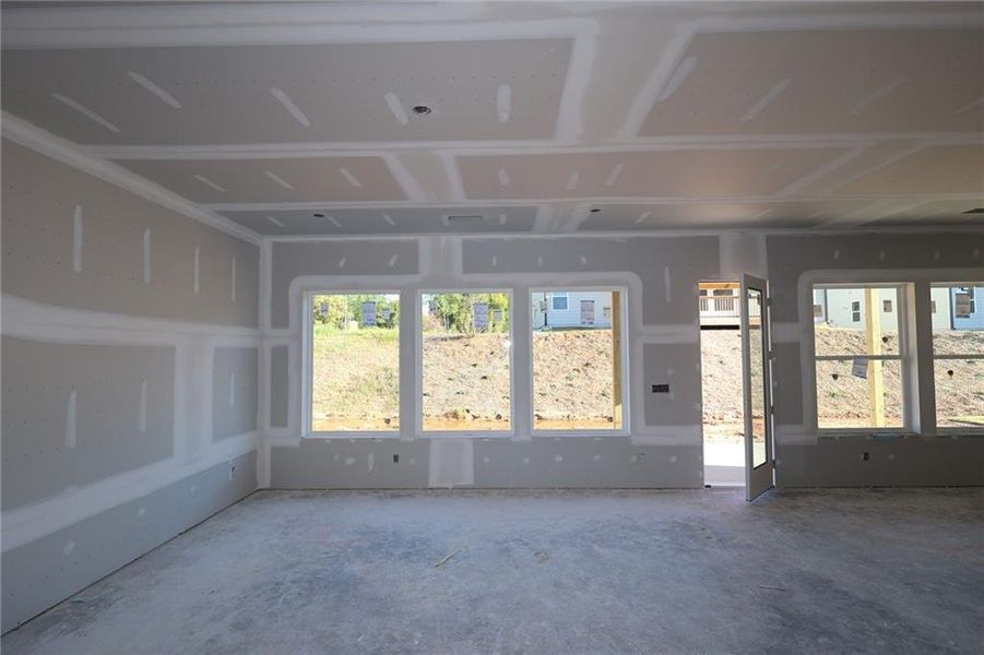 In-progress construction of a new home in Old Mill Preserve, Dallas, GA (Image 6).