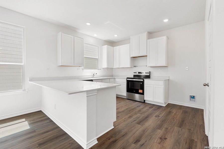 Furnished interior view inside a new home in Medina Crossing, Von Ormy (Image 11).
