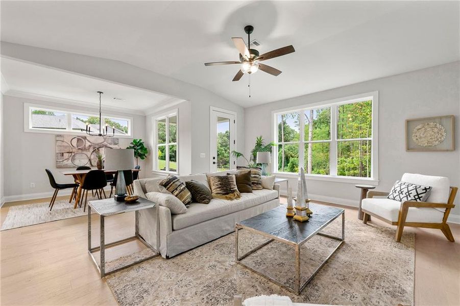 Furnished interior view inside a new home in , Canton (Image 26).
