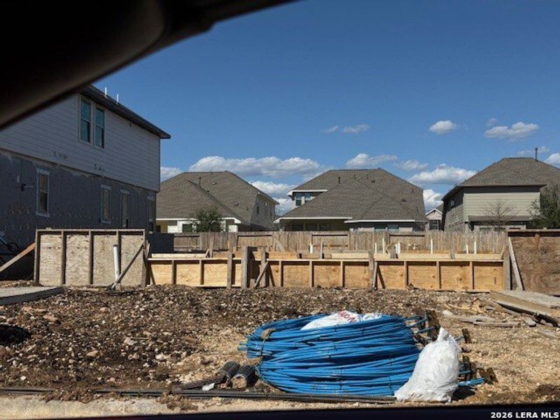 In-progress construction of a new home in Stillwater Ranch, San Antonio, TX (Image 6).