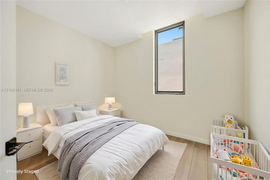 Furnished interior view inside a new home in , Miami (Image 13).