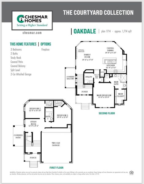 Oakdale Floor Plan Oakdale Floor Plan