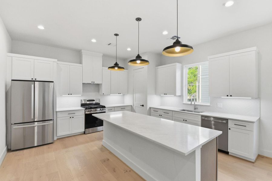 Furnished interior view inside a new home in , Houston (Image 16).