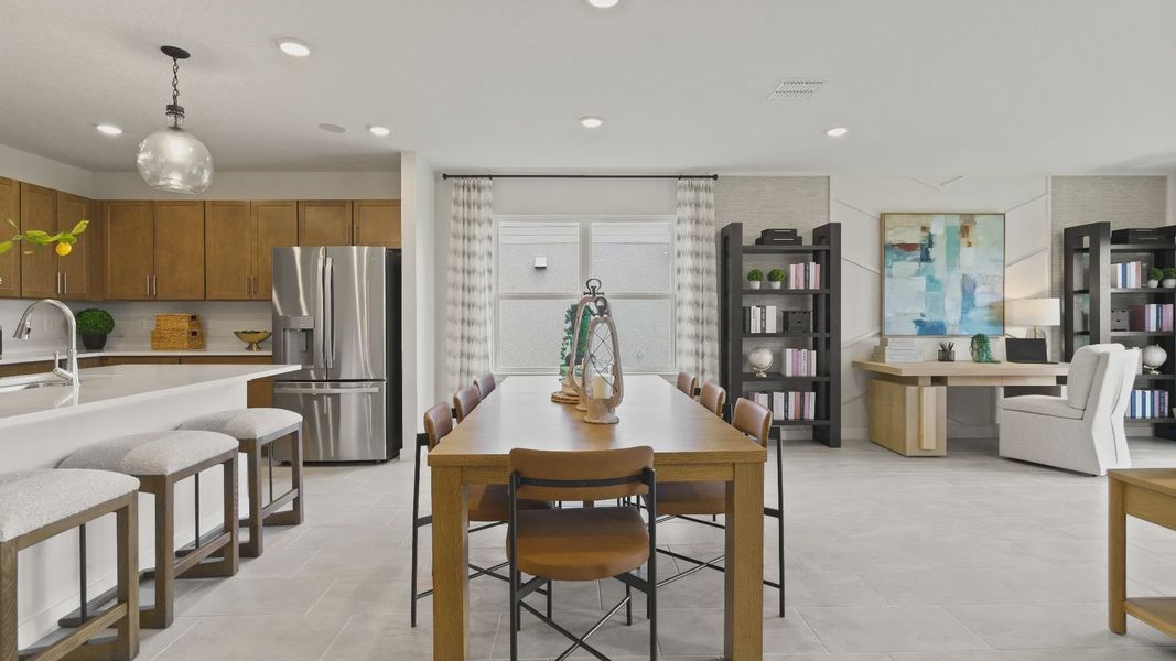 Furnished interior view inside a new home in Hamilton Bluff, Lake Hamilton (Image 21).