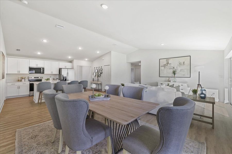 Representative furnished interior of a home built from the The Sunset Harbor by Sunlife Homes LLC in Cape Coral, Cape Coral (Image 16).