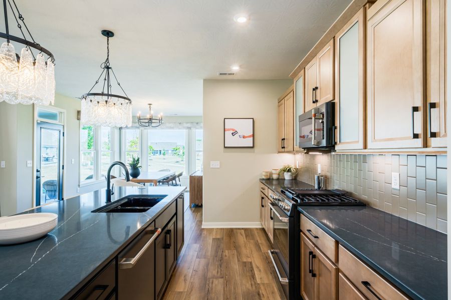 Representative furnished interior of a home built from the Camden by Fischer Homes in Easton Park, Dallas (Image 12).