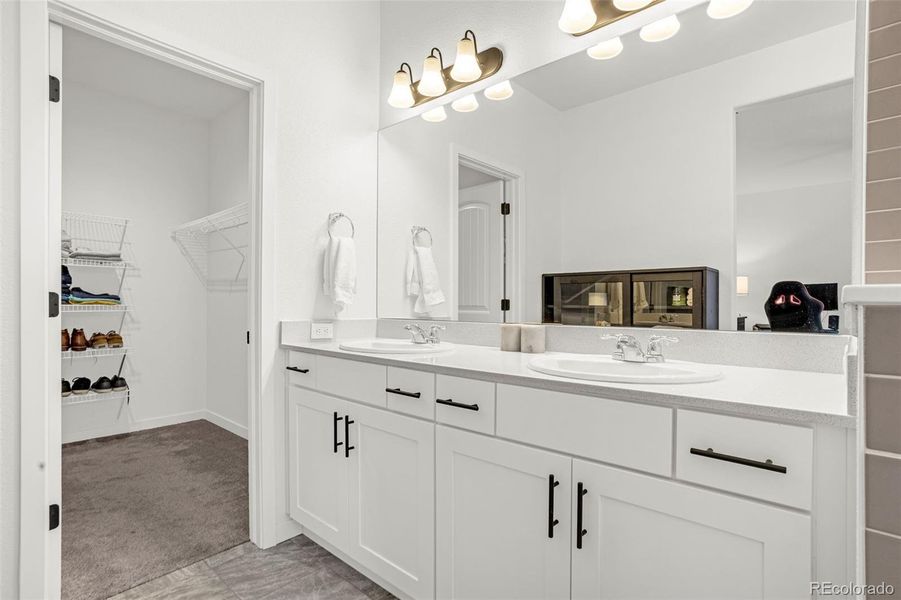 Furnished interior view inside a new home in , Monument (Image 10).