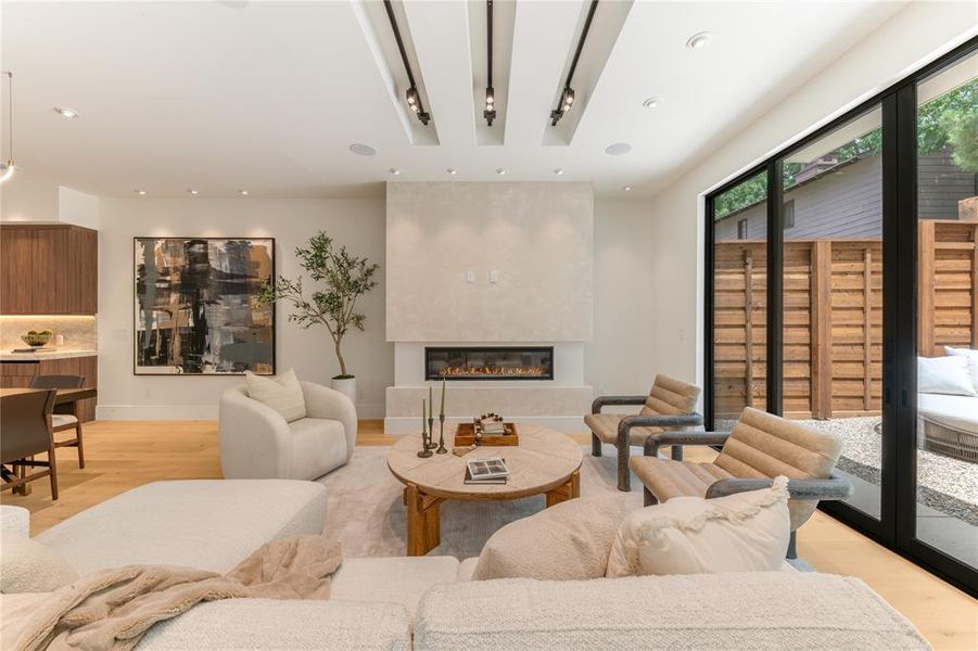 Furnished interior view inside a new home in , Dallas (Image 6).