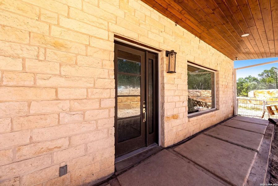 Exterior details and patio area of a home in , Bandera (Image 26). Exterior details and patio area of a home in , Bandera (Image 26).