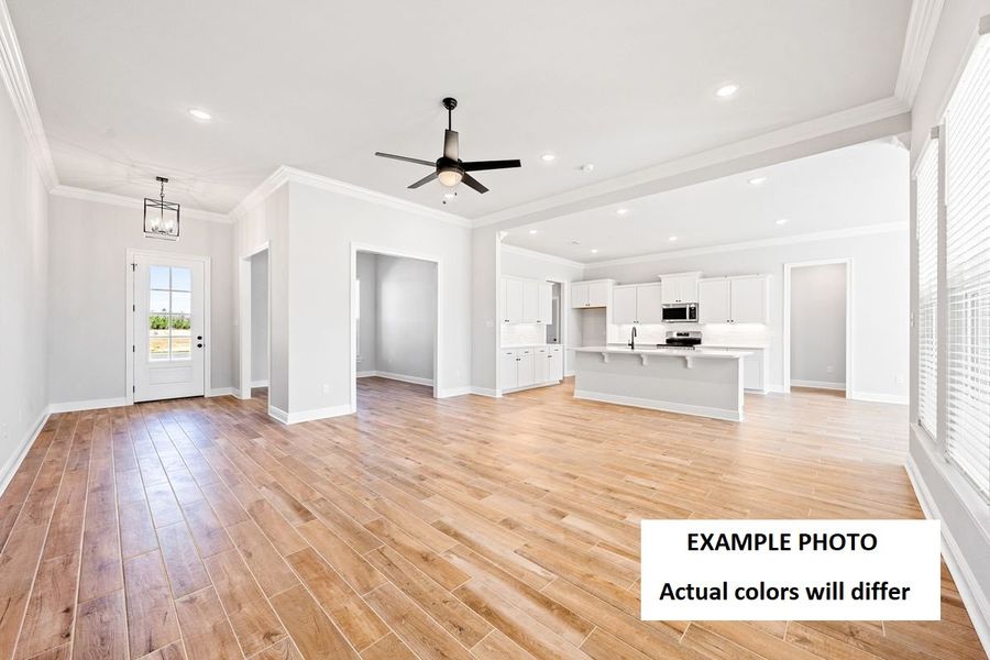 Spacious, unfurnished interior of a new home in Bird Song at Hammock Bay, Freeport (Image 5).