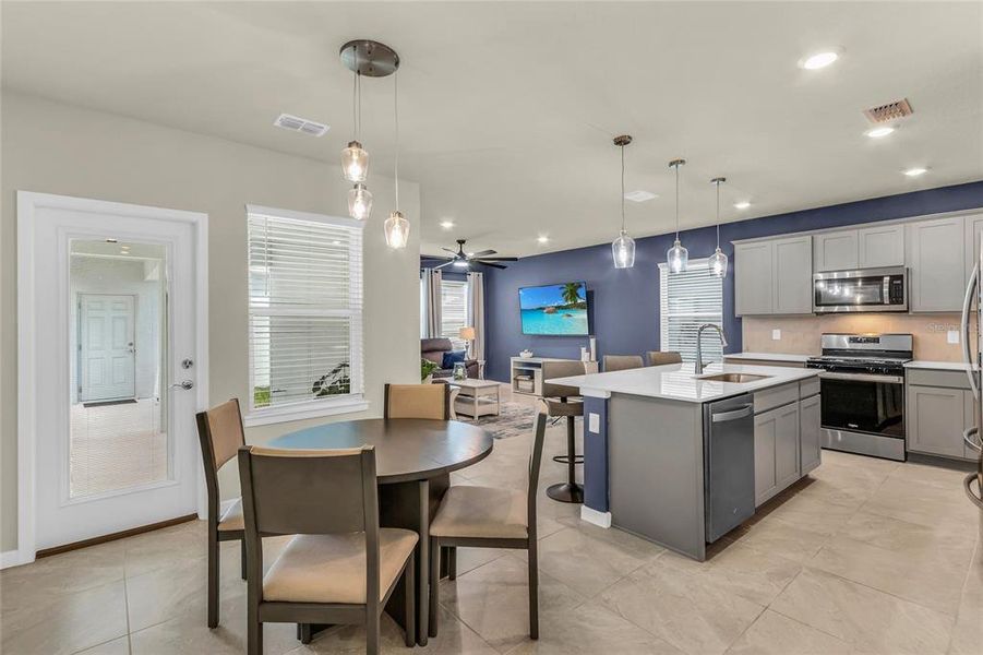 Furnished interior view inside a new home in , Apopka (Image 12).