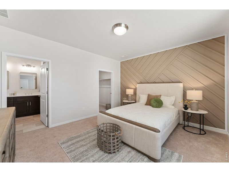 Furnished interior view inside a new home in , Fort Lupton (Image 7).